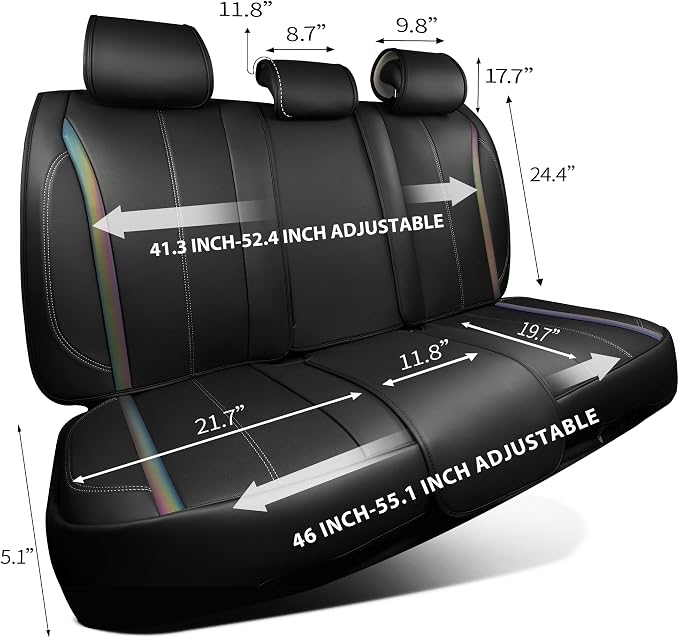 Universal Seat Covers — Black