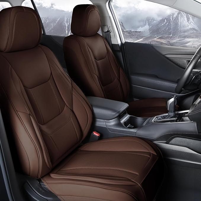 Seat Covers for GMC Sierra — Front Seat — Brown
