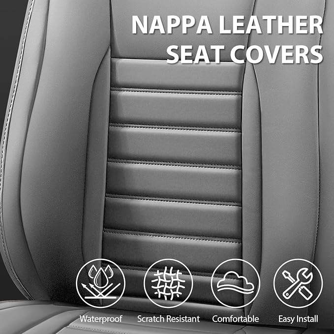Universal Seat Covers — Full Set — Gray