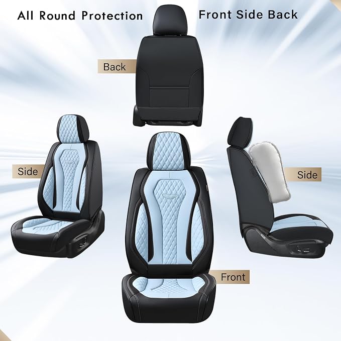 Universal Seat Covers — Front Seat — Blue