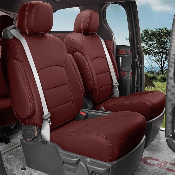Seat Covers for Toyota Sienna — Full Set — Red