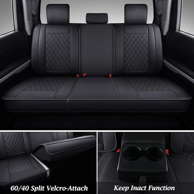 Seat Covers for Toyota Tundra — Full Set — Black