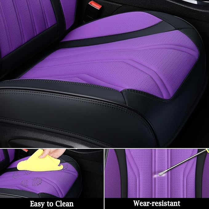 Universal Seat Covers — Front Seat — Purple