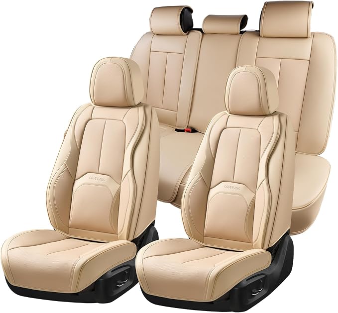 Universal Seat Covers — Full Set — Beige