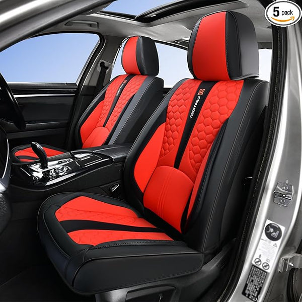 Universal Seat Covers — Full Set — Red