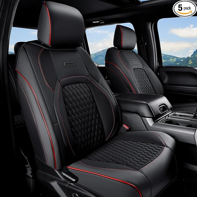 Faux Leather Seat Covers for Chevrolet Silverado / GMC Sierra — Full Set