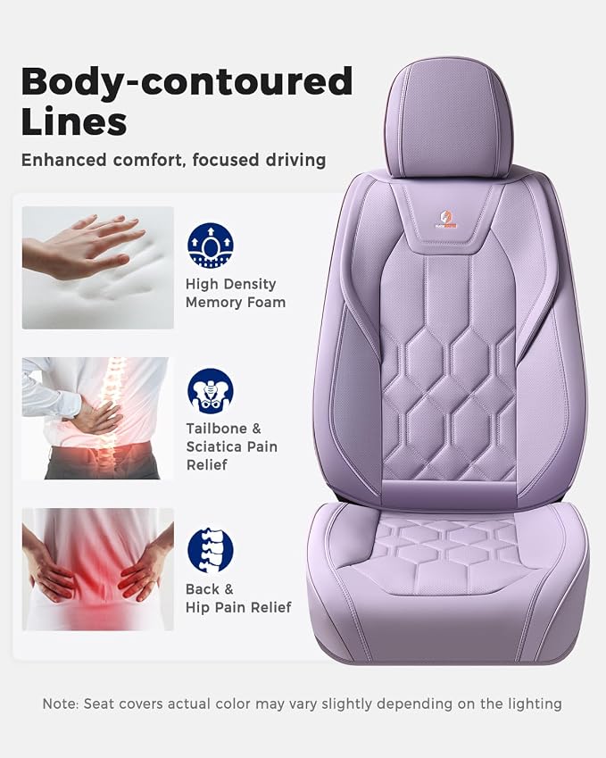 Universal Seat Covers — Front Seat — Purple