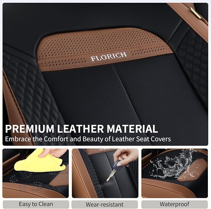 Universal Seat Covers — Front Seat — Coffee