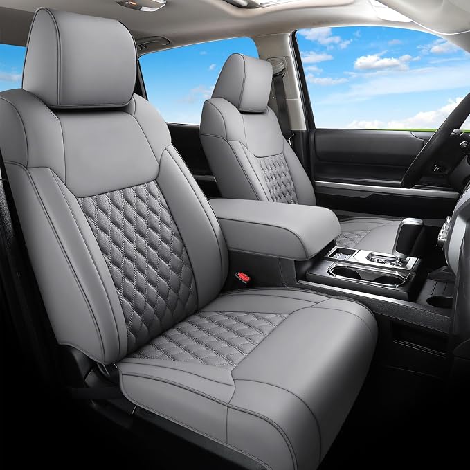 Seat Covers for Toyota Tacoma — Front Seat — Gray