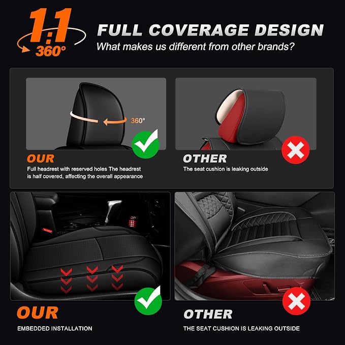 Seat Covers for Toyota 4Runner — Full Set — Black