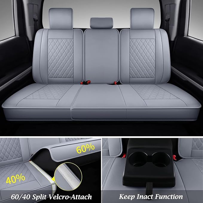 Seat Covers for Toyota Tundra — Gray