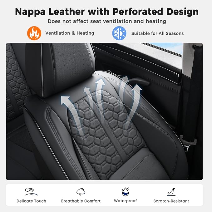 Universal Seat Covers — Front Seat — Black