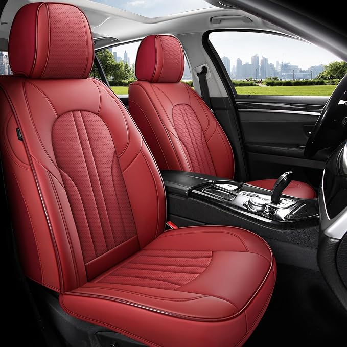 Car Seat Covers — Full Set — Red