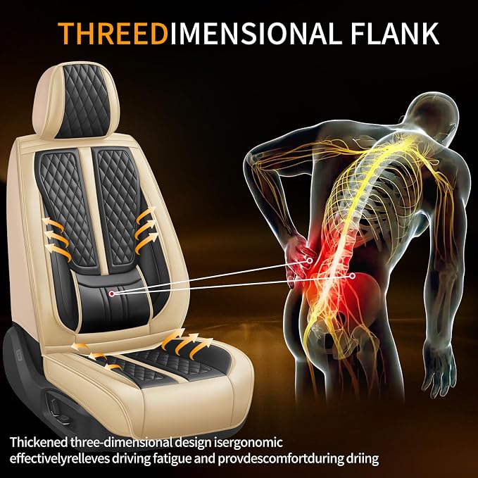 Seat Covers for Nissan Sentra — Front Seat — Beige