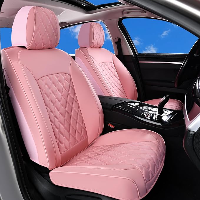 Universal Seat Covers — Full Set — Pink