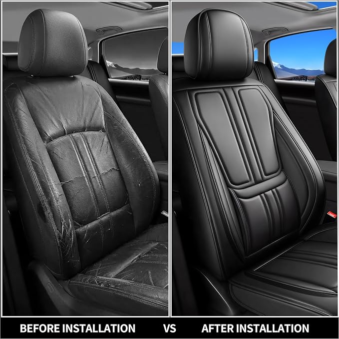 Seat Covers for Nissan Frontier — Full Set — Black