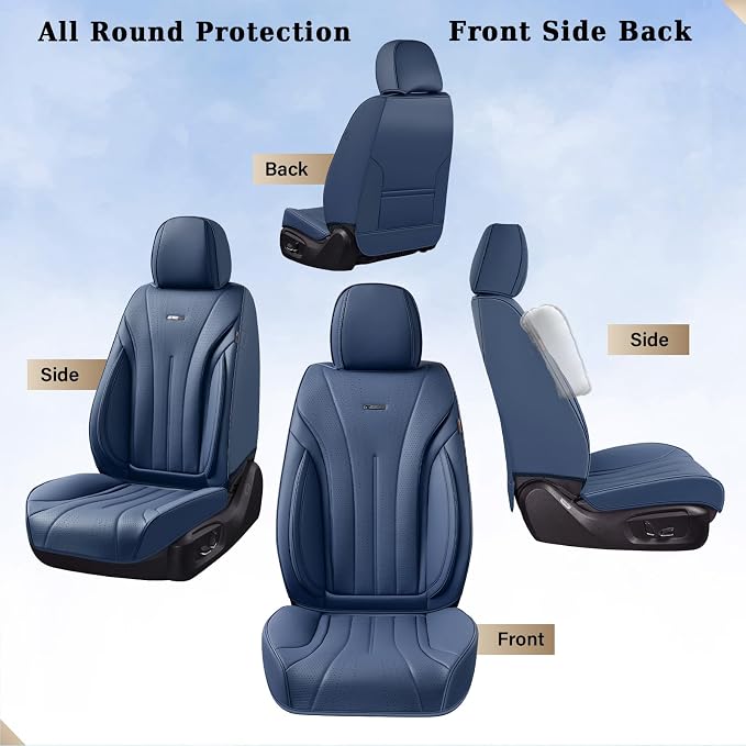 Universal Seat Covers — Full Set — Navy