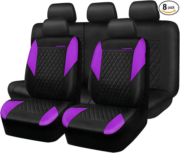 Universal Seat Covers — Full Set — Purple