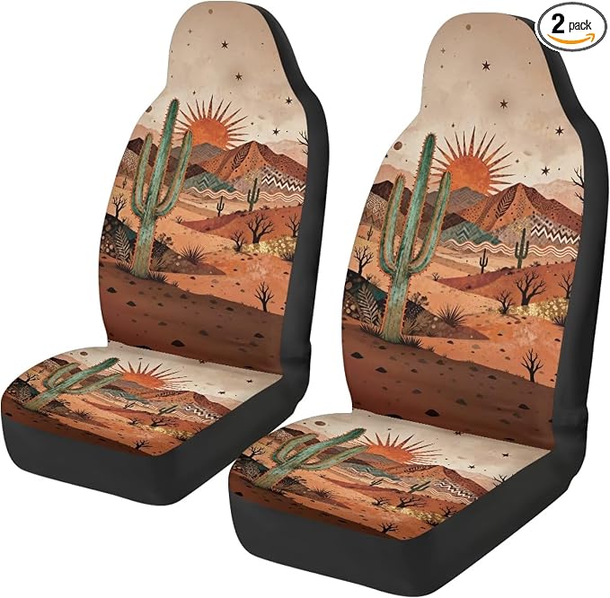 Universal Fabric Seat Covers — Full Set