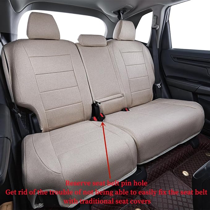 Fabric Seat Covers for Toyota Tacoma — Full Set — Beige