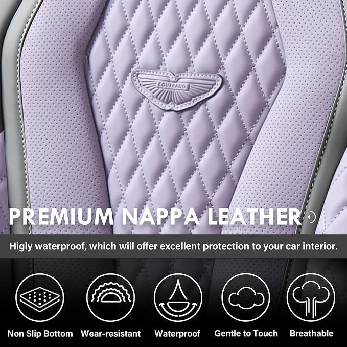 Universal Seat Covers — Front Seat — Purple