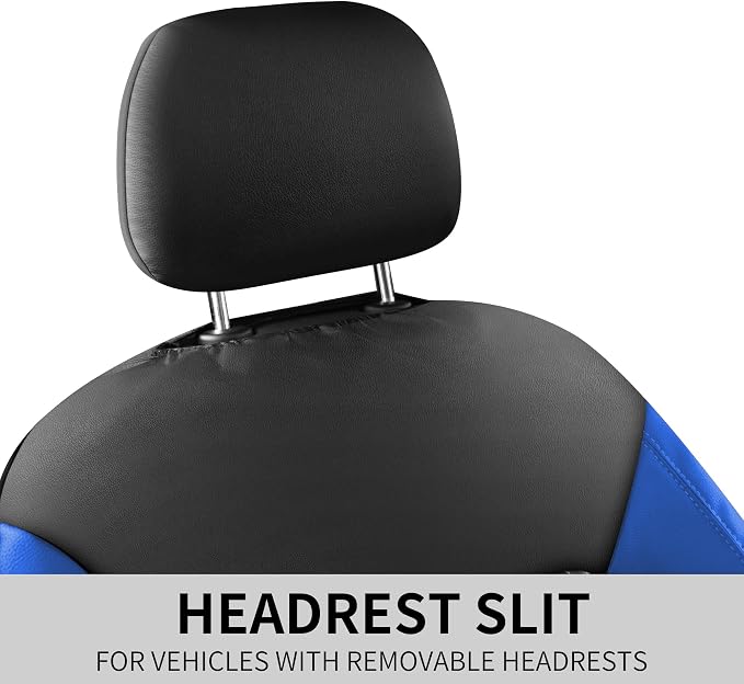 Universal Faux Leather Seat Covers — Front Seat