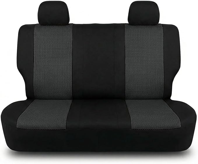 Universal Fabric Seat Covers — Front Seat — Black