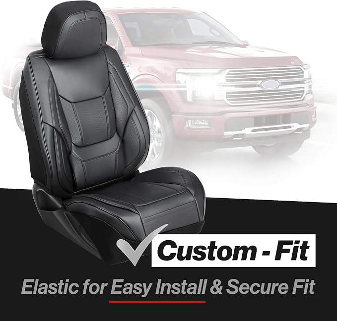Seat Covers for GMC Sierra — Full Set — Black