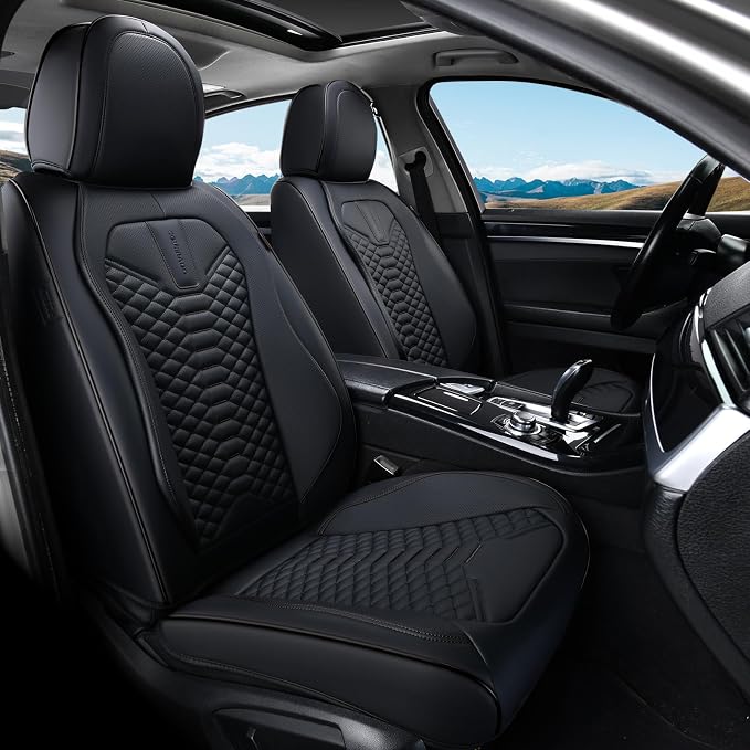 Universal Seat Covers — Front Seat — Black