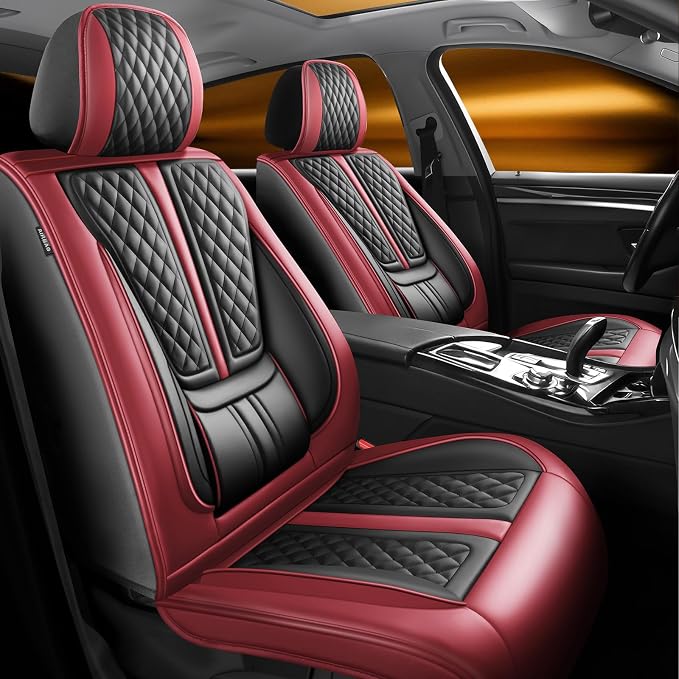Seat Covers for Nissan Frontier — Front Seat — Red