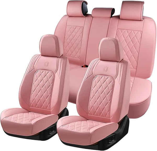 Universal Seat Covers — Full Set — Pink