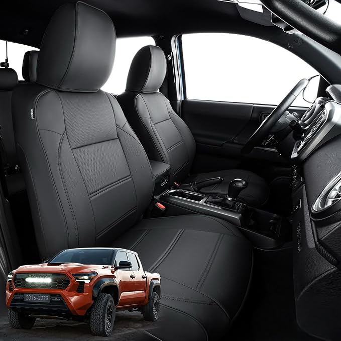 Seat Covers for Toyota Tacoma — Full Set — Black