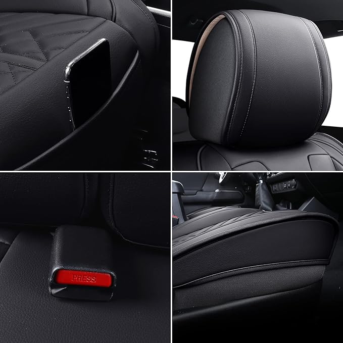 Seat Covers for Toyota Tacoma — Front Seat — Black