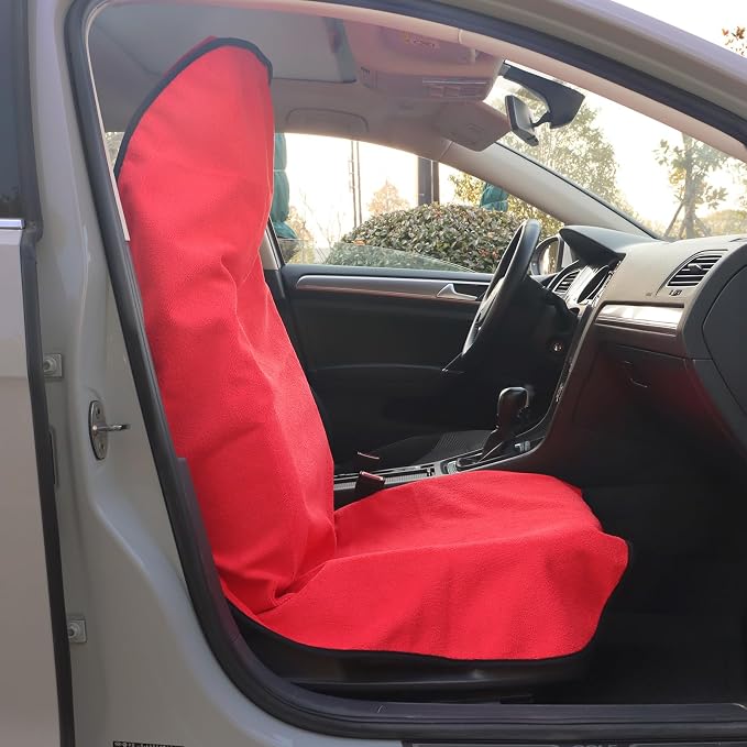Car Seat Covers — Front Seat — Red