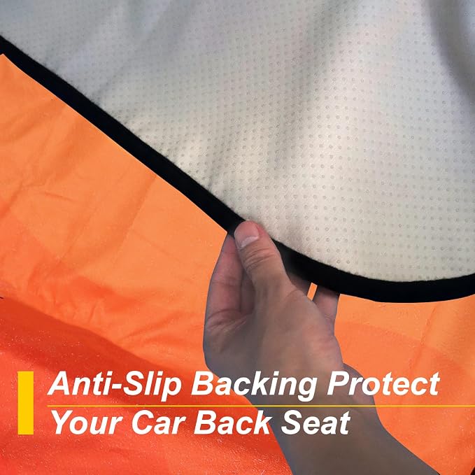 Pet Car Seat Protector — Orange