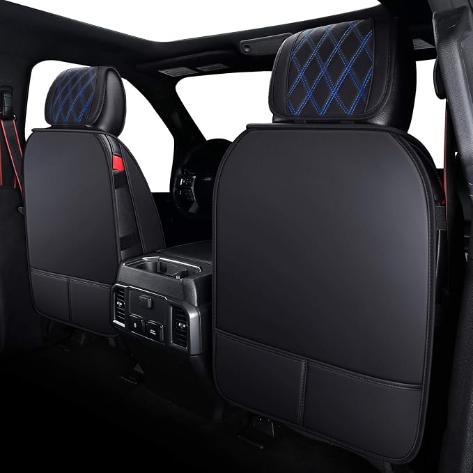 Seat Covers for Multiple Vehicles — Full Set — Black / Blue