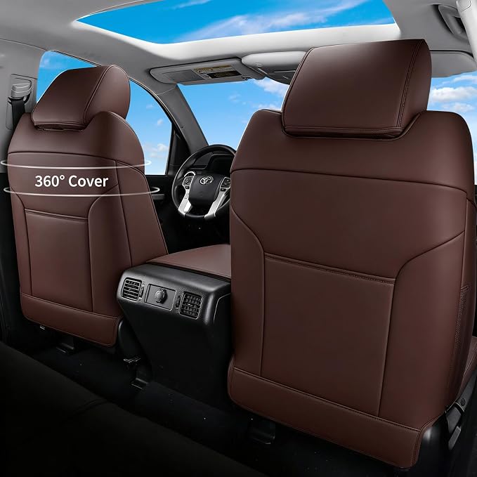 Seat Covers for Toyota Tacoma — Front Seat — Coffee