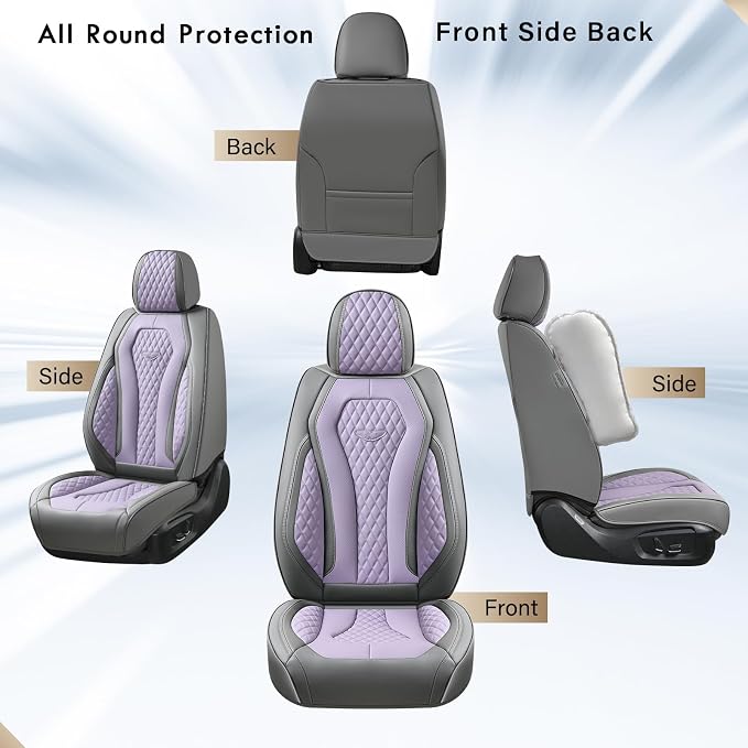 Universal Seat Covers — Front Seat — Purple
