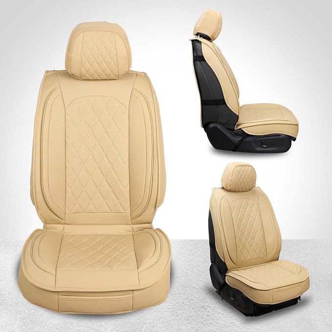 Universal Seat Covers — Full Set — Beige
