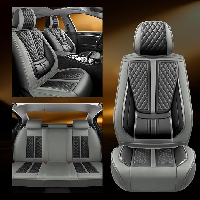 Seat Covers for Nissan Titan — Full Set — Gray