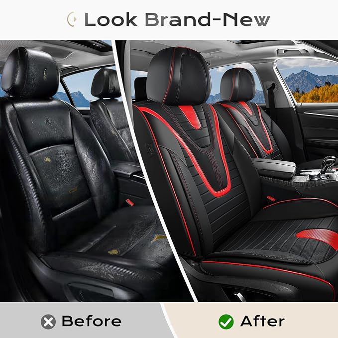 Universal Seat Covers — Front Seat — Black