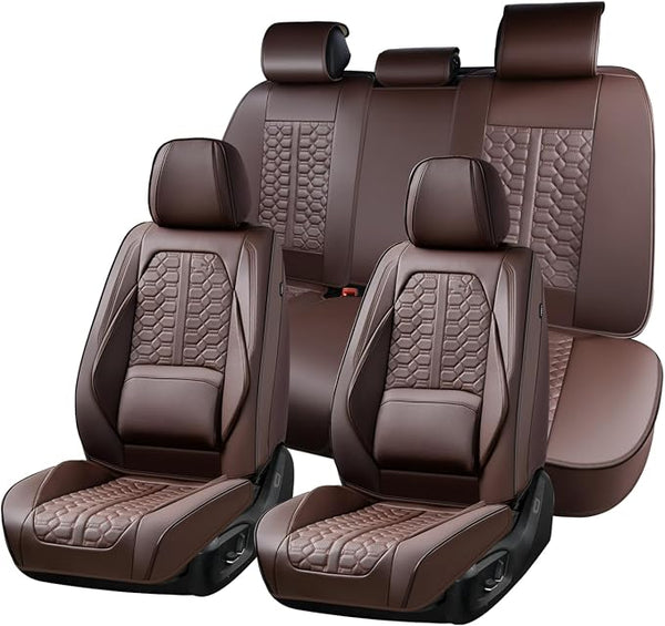 Universal Seat Covers — Full Set — Coffee