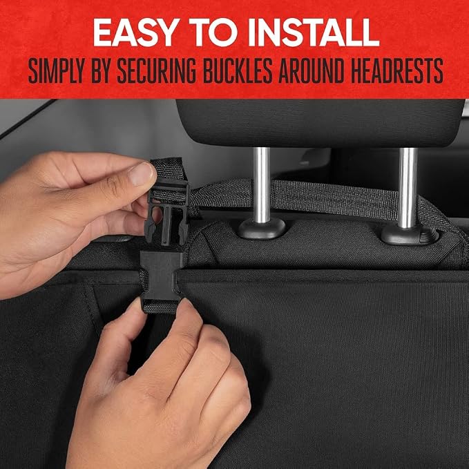 Pet Car Seat Protector — Black