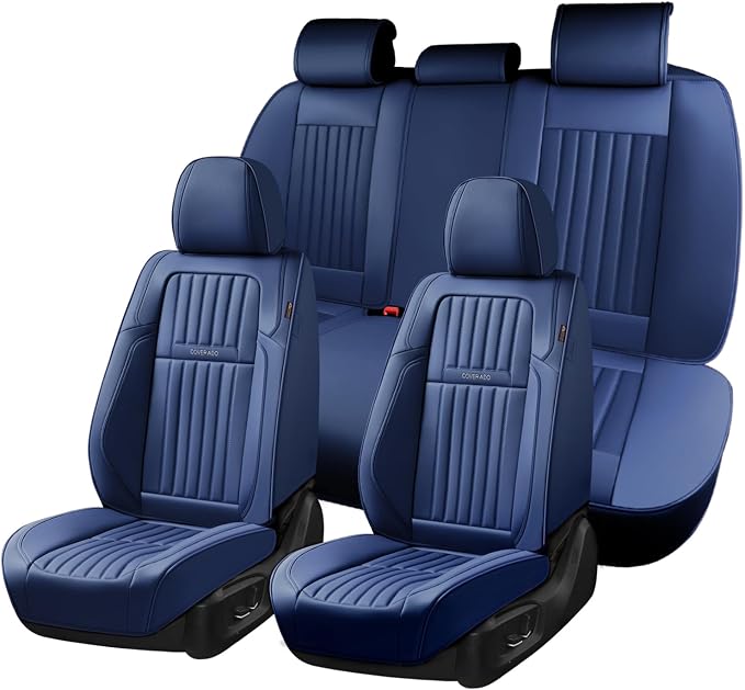 Universal Seat Covers — Full Set — Blue