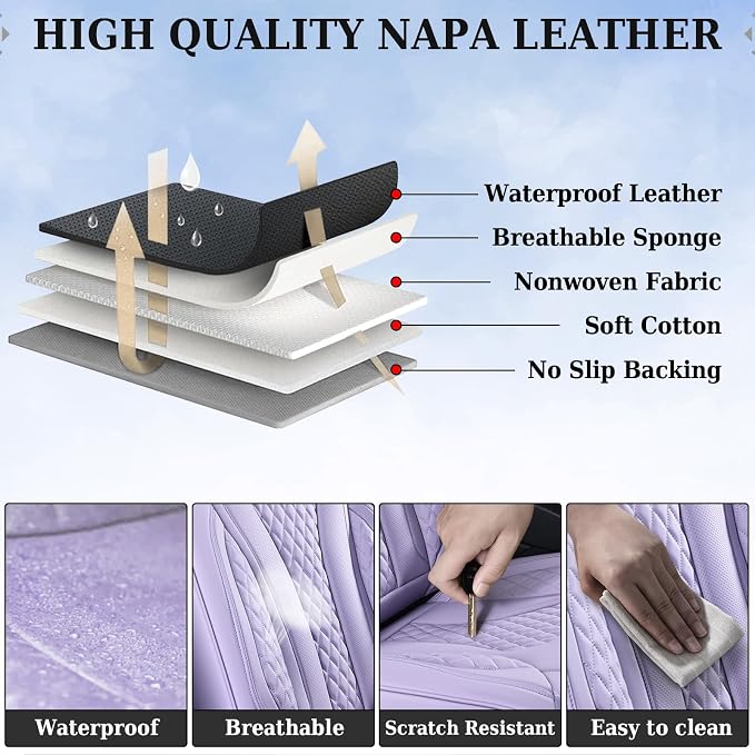 Universal Seat Covers — Purple