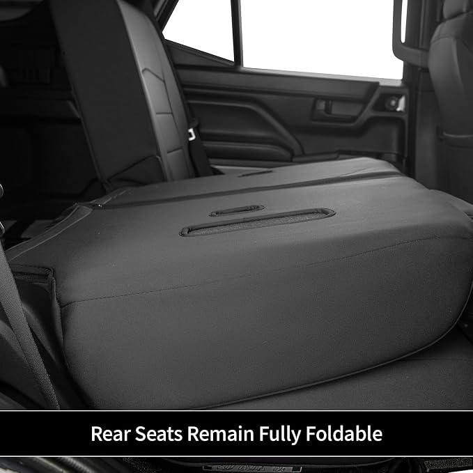 Neoprene Seat Covers for Toyota 4Runner — Full Set — Black