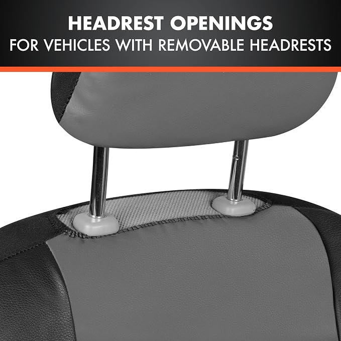 Faux Leather Car Seat Covers — Full Set