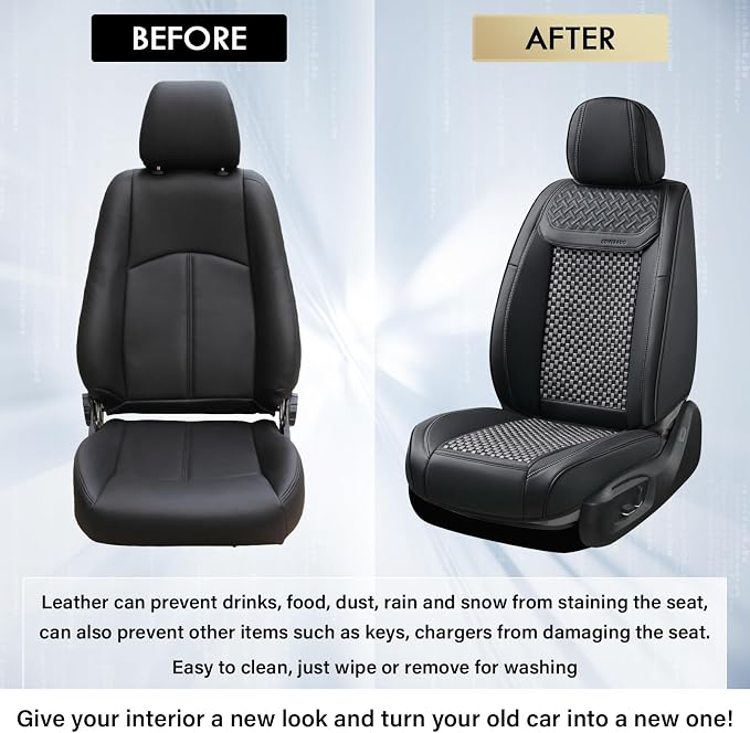 Universal Seat Covers — Full Set — Black / Gray