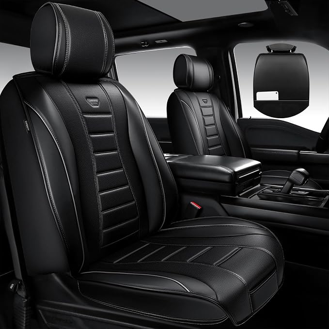 Universal Seat Covers — Full Set — Black