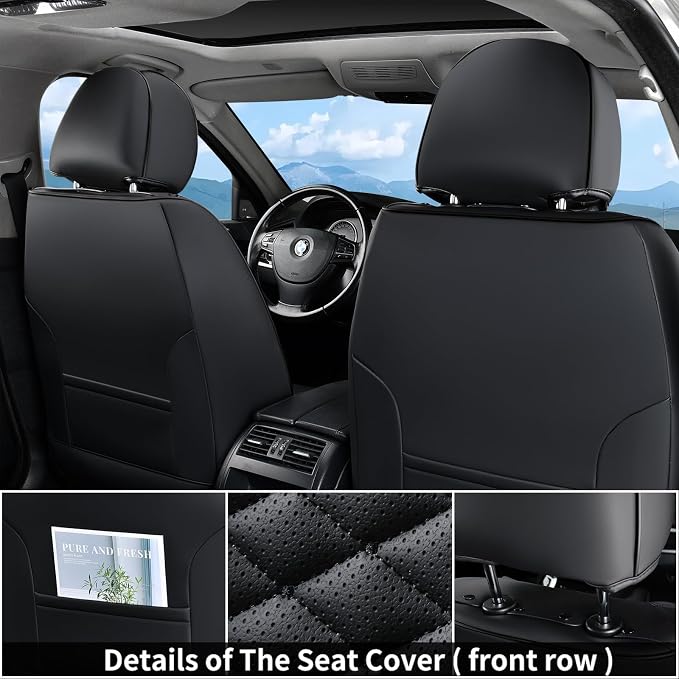 Universal Seat Covers — Full Set — Black